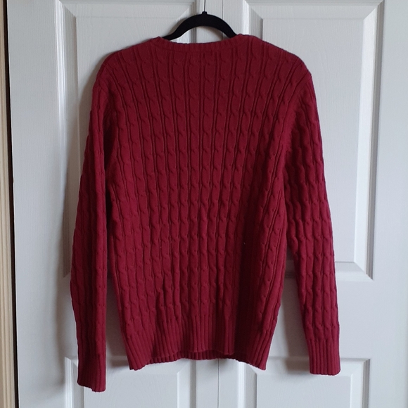 St.John's Bay Red Sweater M - Picture 2 of 6